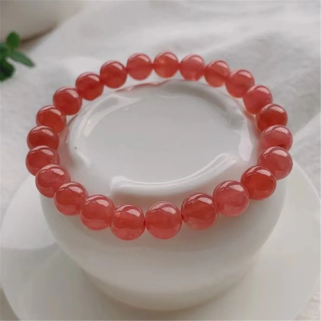 8mm Natural Red Rhodochrosite Bracelet Jewelry For Woman Lady Man Healing Love Gift Crystal Round Beads Stone Strands AAAAA
8mm Natural Red Rhodochrosite Bracelet Jewelry For Woman Lady Man Healing Love Gift Crystal Round Beads Stone Strands AAAAA