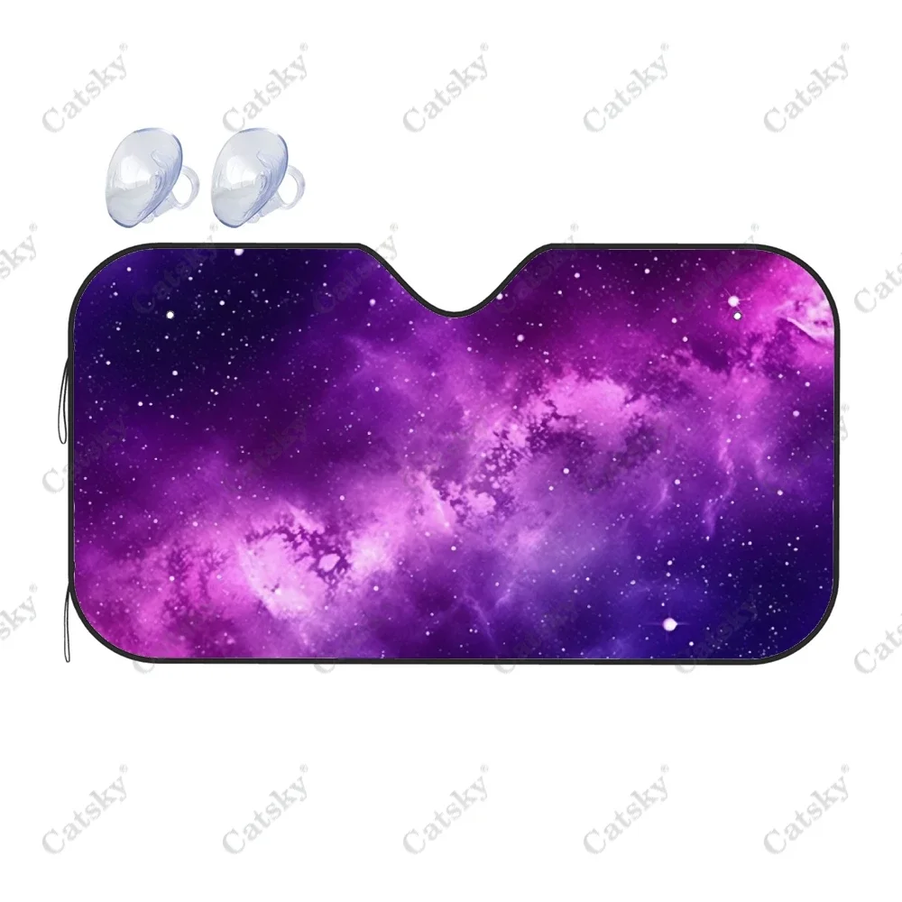 Фиолетовый солнцезащитный козырек для лобового стекла автомобиля Galaxy со звездой