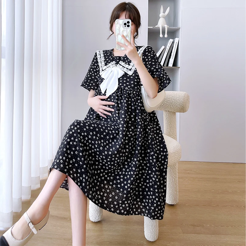 5967# 2022 Summer Korean Fashion Maternity Dress Sweet Lovely Floral Printed Clothes for Pregnant Women Chic Ins Pregnancy Dress
5967# 2022 Summer Korean Fashion Maternity Dress Sweet Lovely Floral Printed Clothes for Pregnant Women Chic Ins Pregnancy Dress