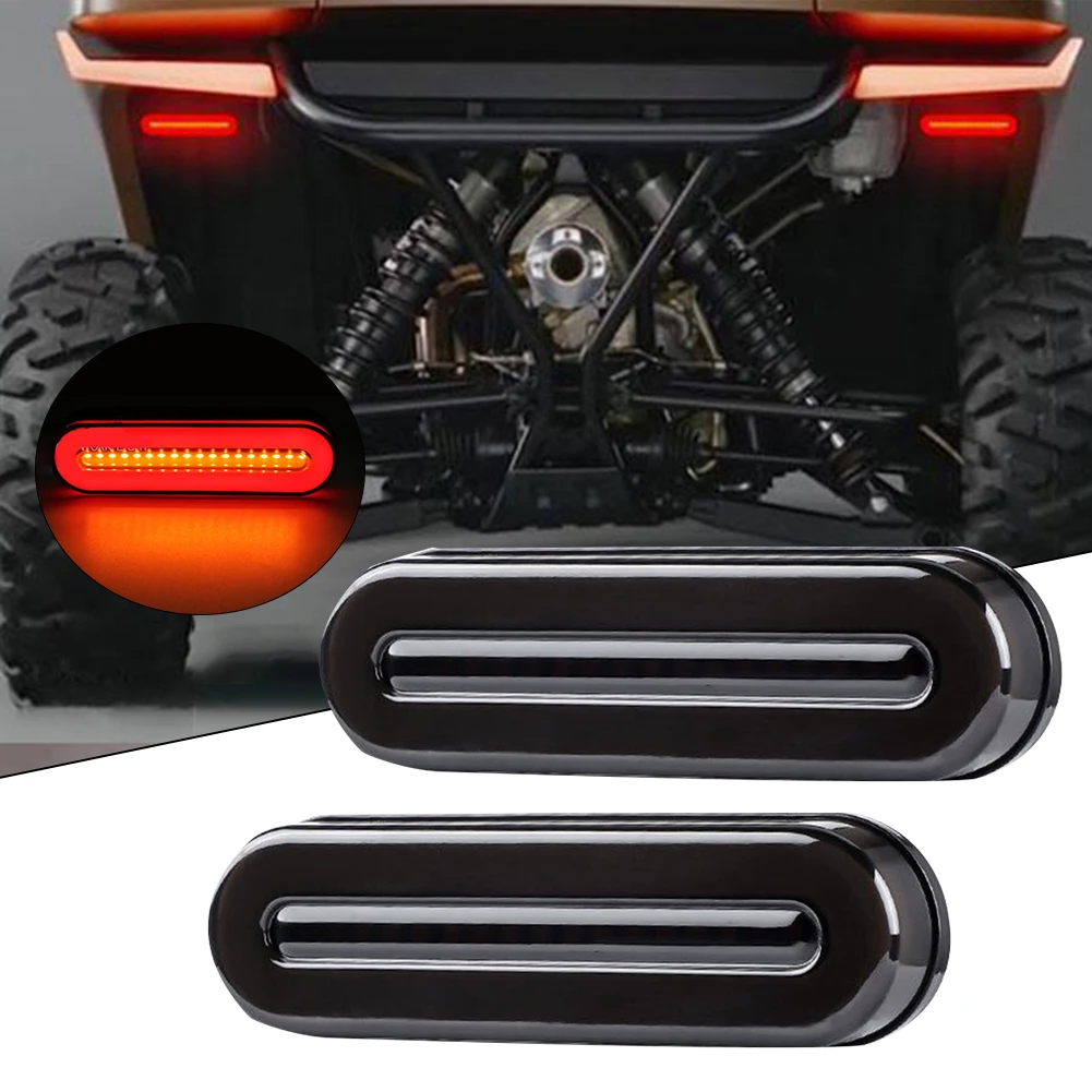 2X Tail Brake Stop Lamp Strip Waterproof 62 LED Trailer Truck DRL Light Bar Flowing Dynamic Running Light Turn Signal Red Yellow
2X Tail Brake Stop Lamp Strip Waterproof 62 LED Trailer Truck DRL Light Bar Flowing Dynamic Running Light Turn Signal Red Yellow