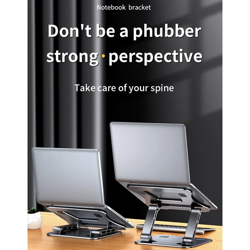 Laptop Stand Adjustable Aluminum Alloy Notebook Stand Compatible with 10-17 Inch Laptop Portable Laptop Holder
Laptop Stand Adjustable Aluminum Alloy Notebook Stand Compatible with 10-17 Inch Laptop Portable Laptop Holder