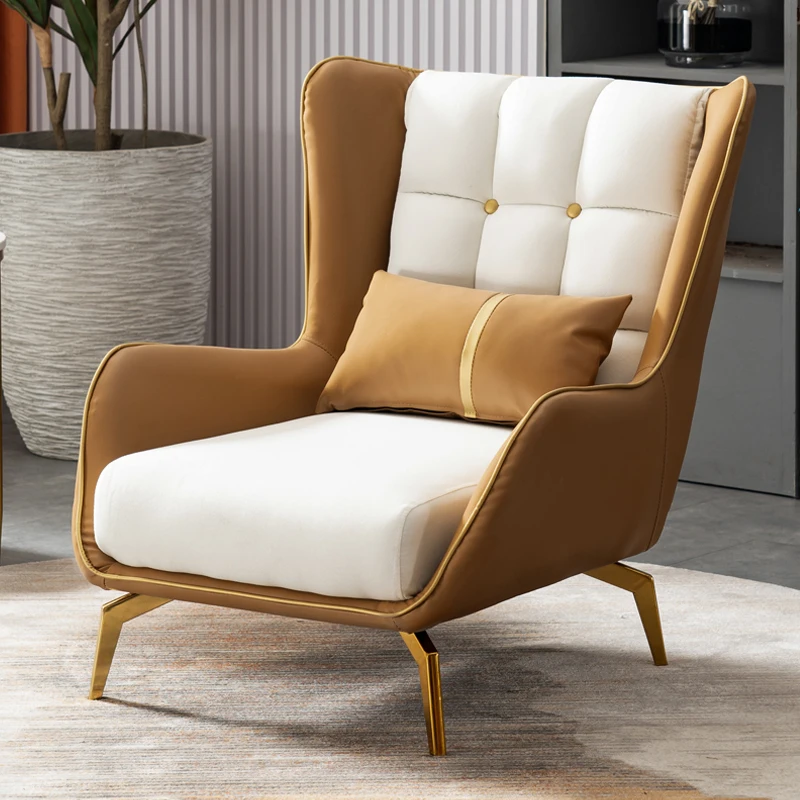 

Скандинавский стул для гостиной, современный напольный стул для макияжа с акцентом, индивидуальное кресло, мебель для салонной библиотеки, TY25XP