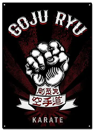 Goju Ryu Karate Metal Tin Signs,Martial Arts Colorfast Posters, Decorative Signs, Wall Art, Home Decor - 8X12 Inch (20X30 cm)
Goju Ryu Karate Metal Tin Signs,Martial Arts Colorfast Posters, Decorative Signs, Wall Art, Home Decor - 8X12 Inch (20X30 cm)