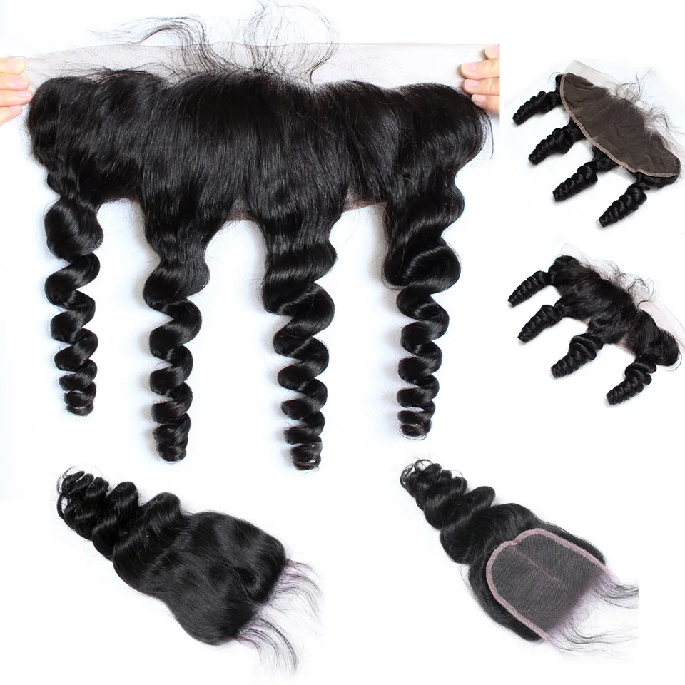 Remy Brazilian Hair Transparent Lace Loose Wave Closure 4x4 5x5 6x6 13x4 Lace Loose Wave Frontal Closure With Baby Hair
Remy Brazilian Hair Transparent Lace Loose Wave Closure 4x4 5x5 6x6 13x4 Lace Loose Wave Frontal Closure With Baby Hair