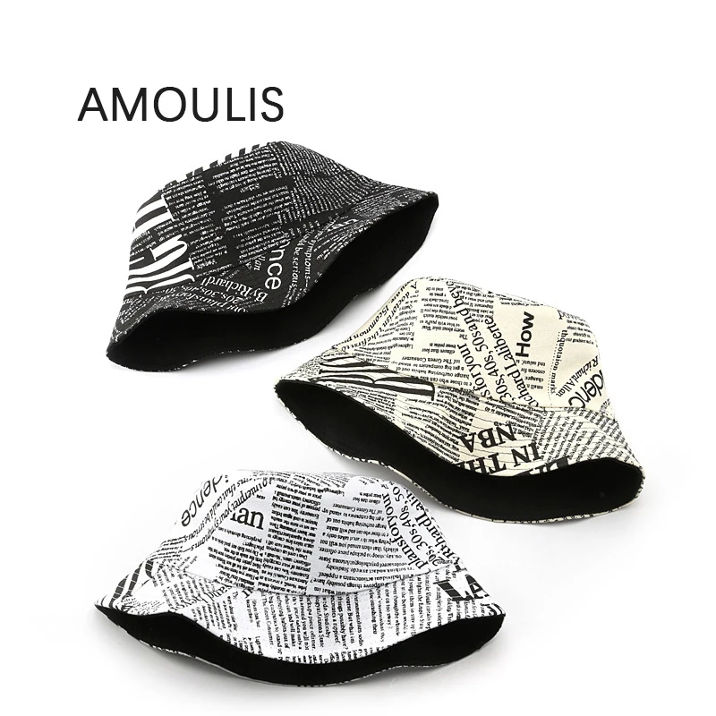 AMOULIS Summer Bucket Hats for Women and Men Cotton Print Fishermans Hat Casual Sun Hat Sun Protection Panama Caps Gorras Unisex
AMOULIS Summer Bucket Hats for Women and Men Cotton Print Fishermans Hat Casual Sun Hat Sun Protection Panama Caps Gorras Unisex