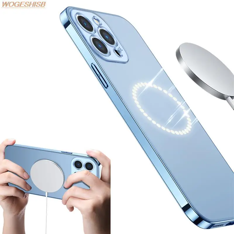 Original Magnetic Phone Case for iPhone 13 Pro Max Wireless Charging Luxury Plating Nano Protection Cover For iPhone 12 Pro Max
Original Magnetic Phone Case for iPhone 13 Pro Max Wireless Charging Luxury Plating Nano Protection Cover For iPhone 12 Pro Max