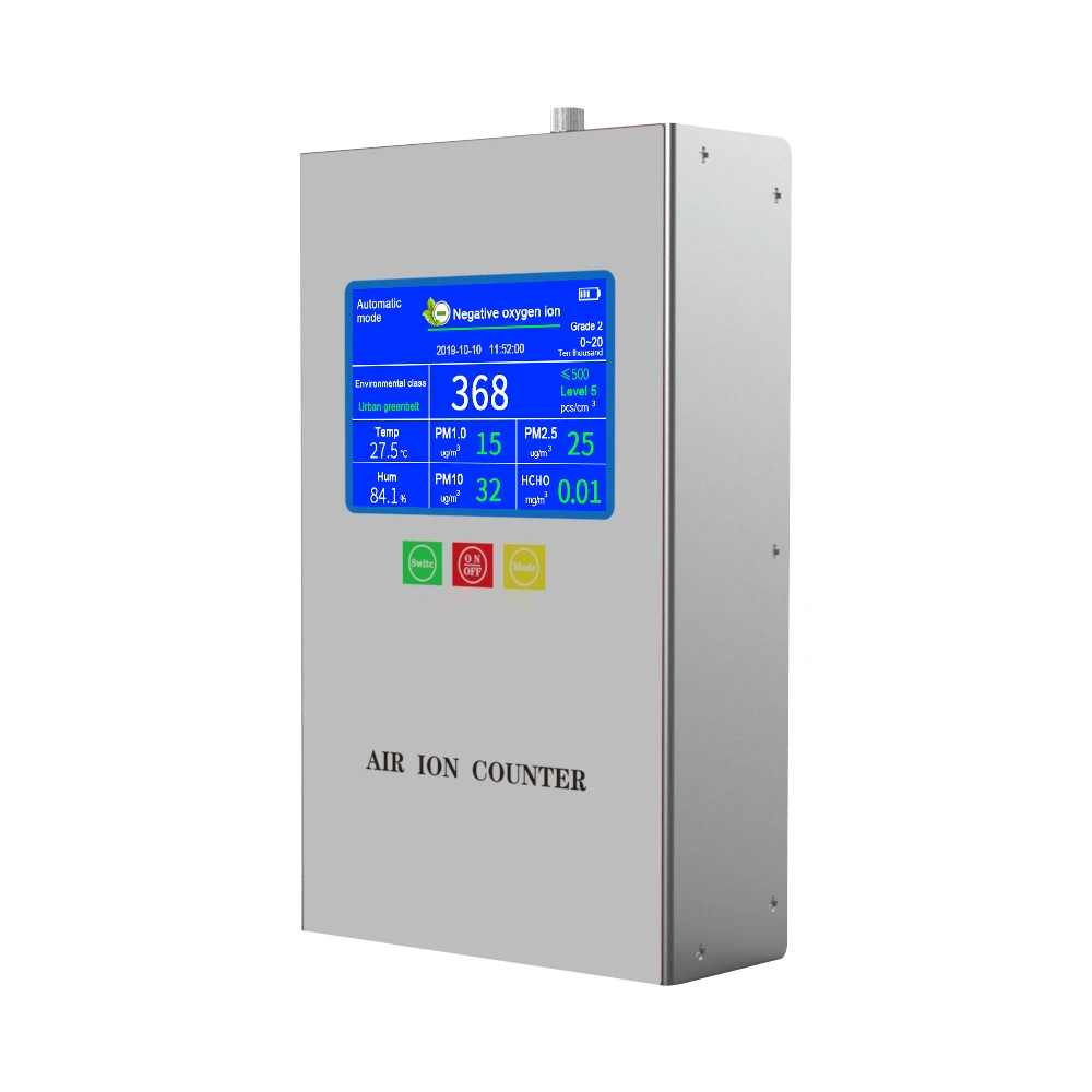 2022 Industrial portable negative oxygen ion detector air ion counter tester detector Multi-functional with PM2.5 PM1 PM10 HCHO
2022 Industrial portable negative oxygen ion detector air ion counter tester detector Multi-functional with PM2.5 PM1 PM10 HCHO