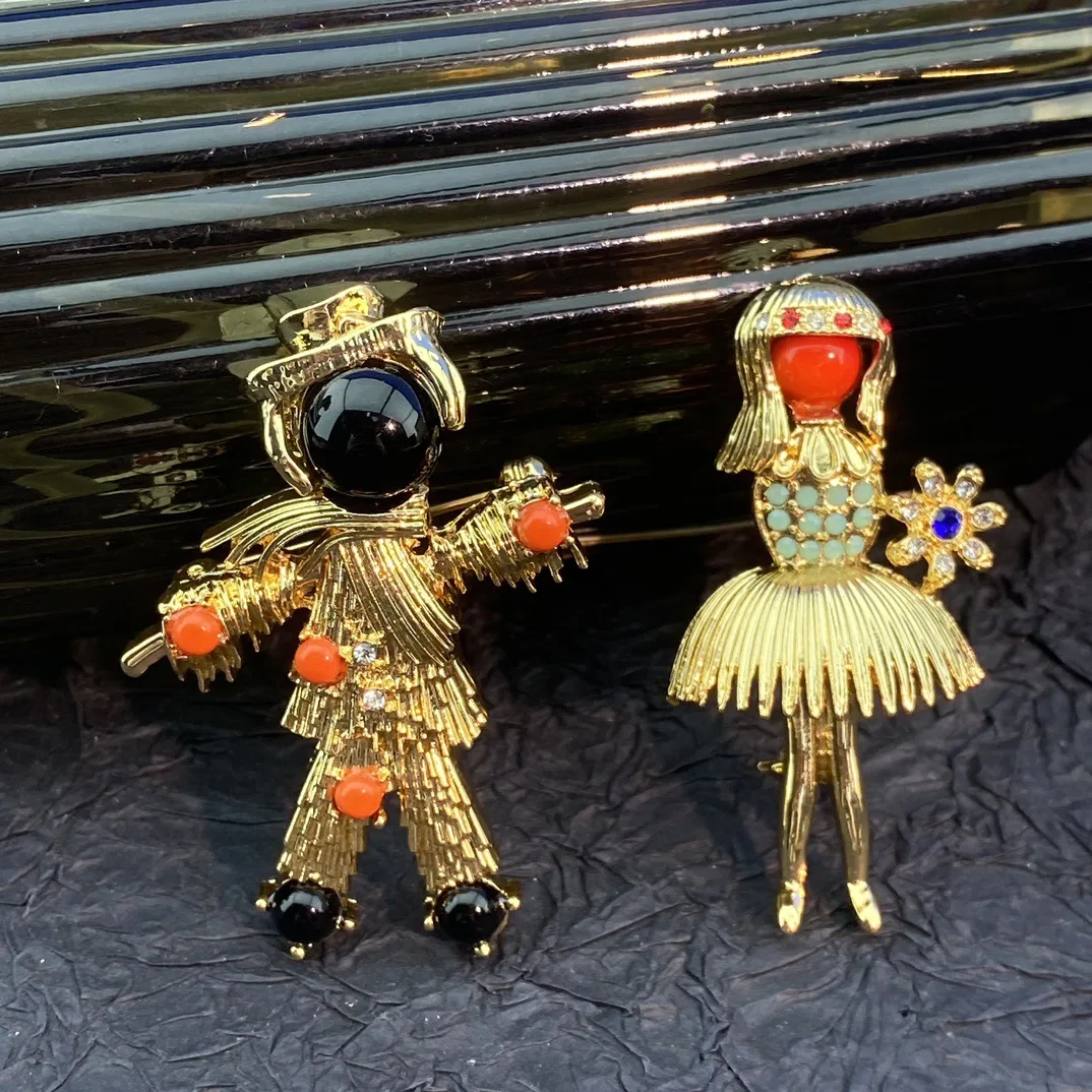 2023 New vintage agate Czech diamond small exquisite fashion personality couple brooch
2023 New vintage agate Czech diamond small exquisite fashion personality couple brooch
