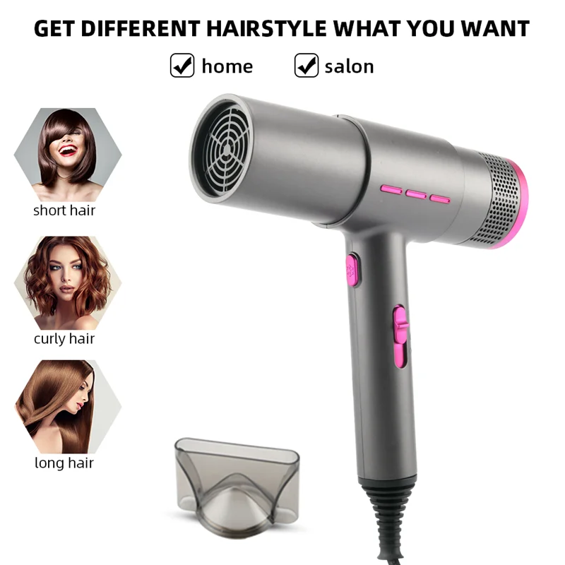 220V Powerful Blowing Hair Dryer Profession Hair Blower Low Noise Hair Drying Styling Tools Hot/Cold Air Dryer3 Speed Adjustment
220V Powerful Blowing Hair Dryer Profession Hair Blower Low Noise Hair Drying Styling Tools Hot/Cold Air Dryer3 Speed Adjustment