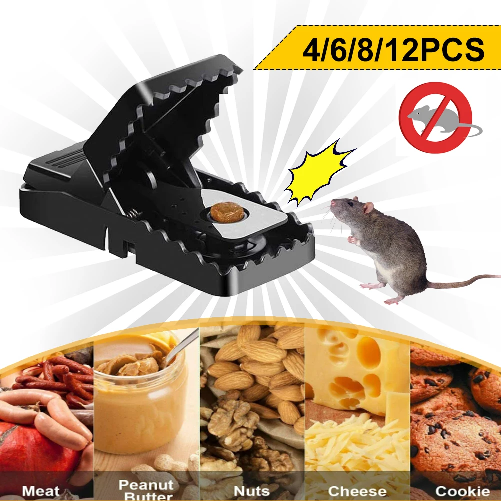Plastic Black Mouse Snap Trap Rat Mice Catching Rat Trap Reusable Safe Mousetrap Pest Killer Rodent Catcher For Home
Plastic Black Mouse Snap Trap Rat Mice Catching Rat Trap Reusable Safe Mousetrap Pest Killer Rodent Catcher For Home