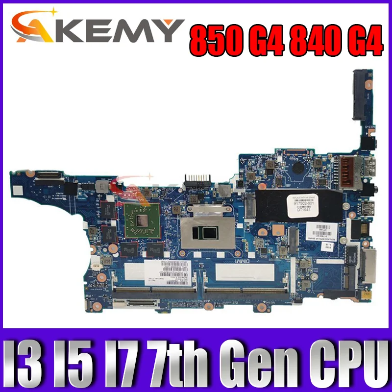 6050A2854301 Motherboard For HP EliteBook 850 G4 840 G4 Laptop Motherboard Mainboard With I3 I5 I7 7th Gen CPU 216-0868010 GPU
6050A2854301 Motherboard For HP EliteBook 850 G4 840 G4 Laptop Motherboard Mainboard With I3 I5 I7 7th Gen CPU 216-0868010 GPU