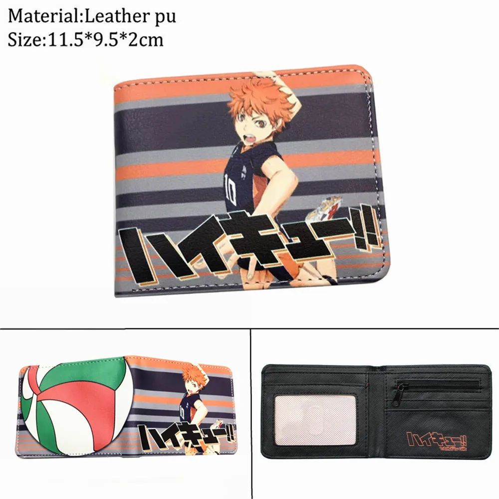 Anime Haikyuu!! Pu Wallet Hinata Shoyo Print Bifold Leather Photo Card Holder Coin Student Boys Girls Cartoon Casual Purse Otaku
Anime Haikyuu!! Pu Wallet Hinata Shoyo Print Bifold Leather Photo Card Holder Coin Student Boys Girls Cartoon Casual Purse Otaku