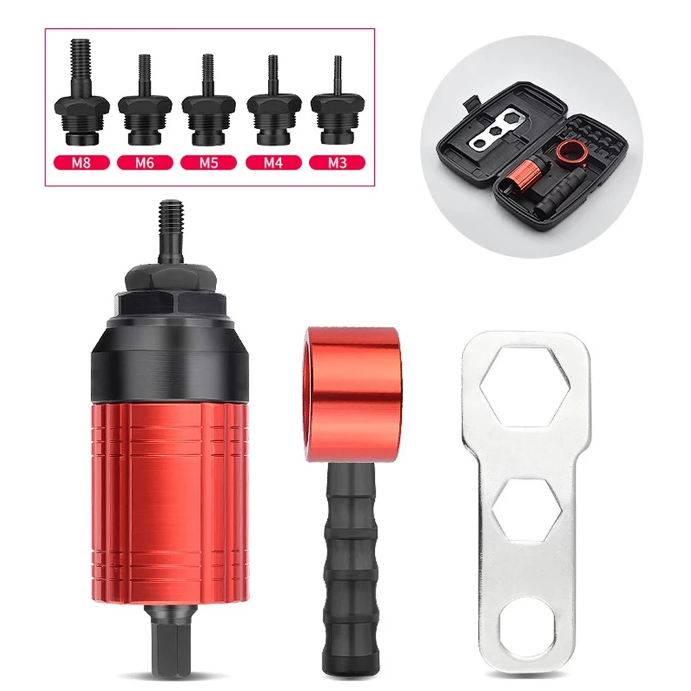 Detachable Manual Electric Rivet Nut Tool Conversion Accessories With Storage Box Pneumatic Hand Rivet Nut Tool Rivnut Tool
Detachable Manual Electric Rivet Nut Tool Conversion Accessories With Storage Box Pneumatic Hand Rivet Nut Tool Rivnut Tool