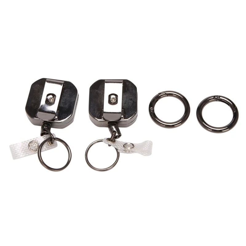 Square Retractable Badge Holders Reel With Plastic ID Card Holders Reinforced Wire Cord Badge Holders For Office Workers
Square Retractable Badge Holders Reel With Plastic ID Card Holders Reinforced Wire Cord Badge Holders For Office Workers