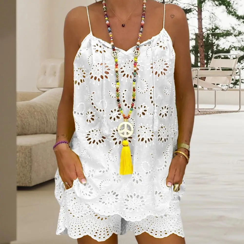 2Pcs/Set Women Outfit Drawstring Tassel Embroidery Flower Pattern Casual Outfit Wide Leg Women Shorts Set Streetwear
2Pcs/Set Women Outfit Drawstring Tassel Embroidery Flower Pattern Casual Outfit Wide Leg Women Shorts Set Streetwear