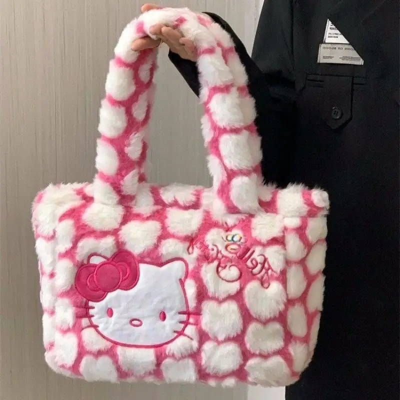 Hello Kitty Y2K Sanrio Anime Cartoon Plush Bag Portable Tote Soft Girl Sweet Portable High Capacity One Shoulder The New Gift
Hello Kitty Y2K Sanrio Anime Cartoon Plush Bag Portable Tote Soft Girl Sweet Portable High Capacity One Shoulder The New Gift