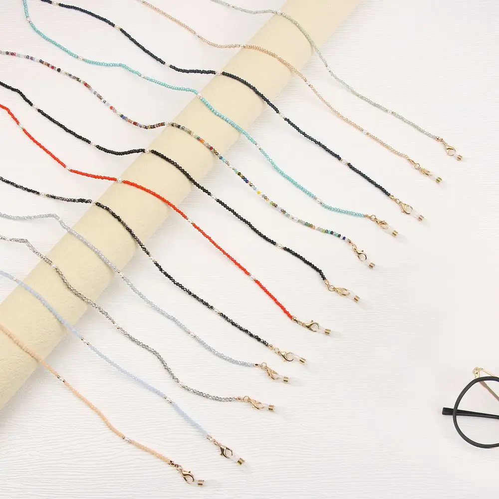 New Retro Fashion Mask Chain Rope Colorful Beaded Mask Strap Eyeglass Chains Anti-slip Sunglasses Reading Glasses Lanyard
New Retro Fashion Mask Chain Rope Colorful Beaded Mask Strap Eyeglass Chains Anti-slip Sunglasses Reading Glasses Lanyard
