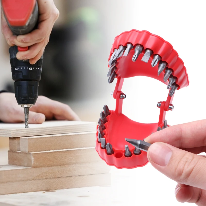 1Set Electric Screwdriver Drill Bit Denture Holder for Drill Teeth Model Design Fits 1/4 Inch Hex and Drive Bit Adapter
1Set Electric Screwdriver Drill Bit Denture Holder for Drill Teeth Model Design Fits 1/4 Inch Hex and Drive Bit Adapter