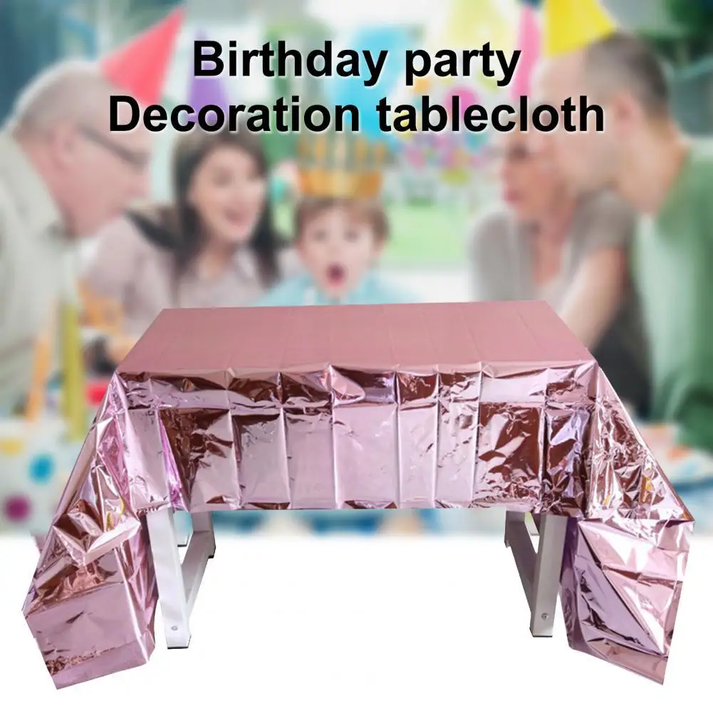 Universal High Quality Shiny Table Cloth Party Tablecovers Easy to Use Plastic Tablecloth Shiny for Home
Universal High Quality Shiny Table Cloth Party Tablecovers Easy to Use Plastic Tablecloth Shiny for Home