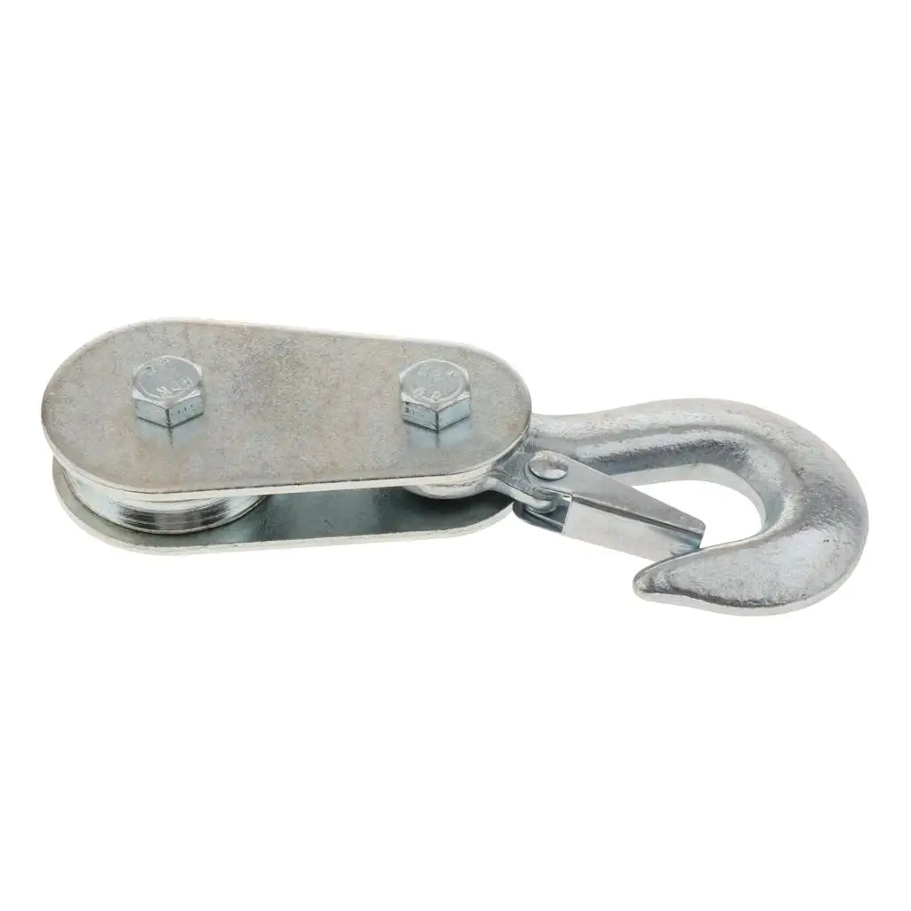 Lifting Pulley Winch Hoist Block Hook W/Safety Forged Steel Construction Zinc Coated Anti-rust
Lifting Pulley Winch Hoist Block Hook W/Safety Forged Steel Construction Zinc Coated Anti-rust