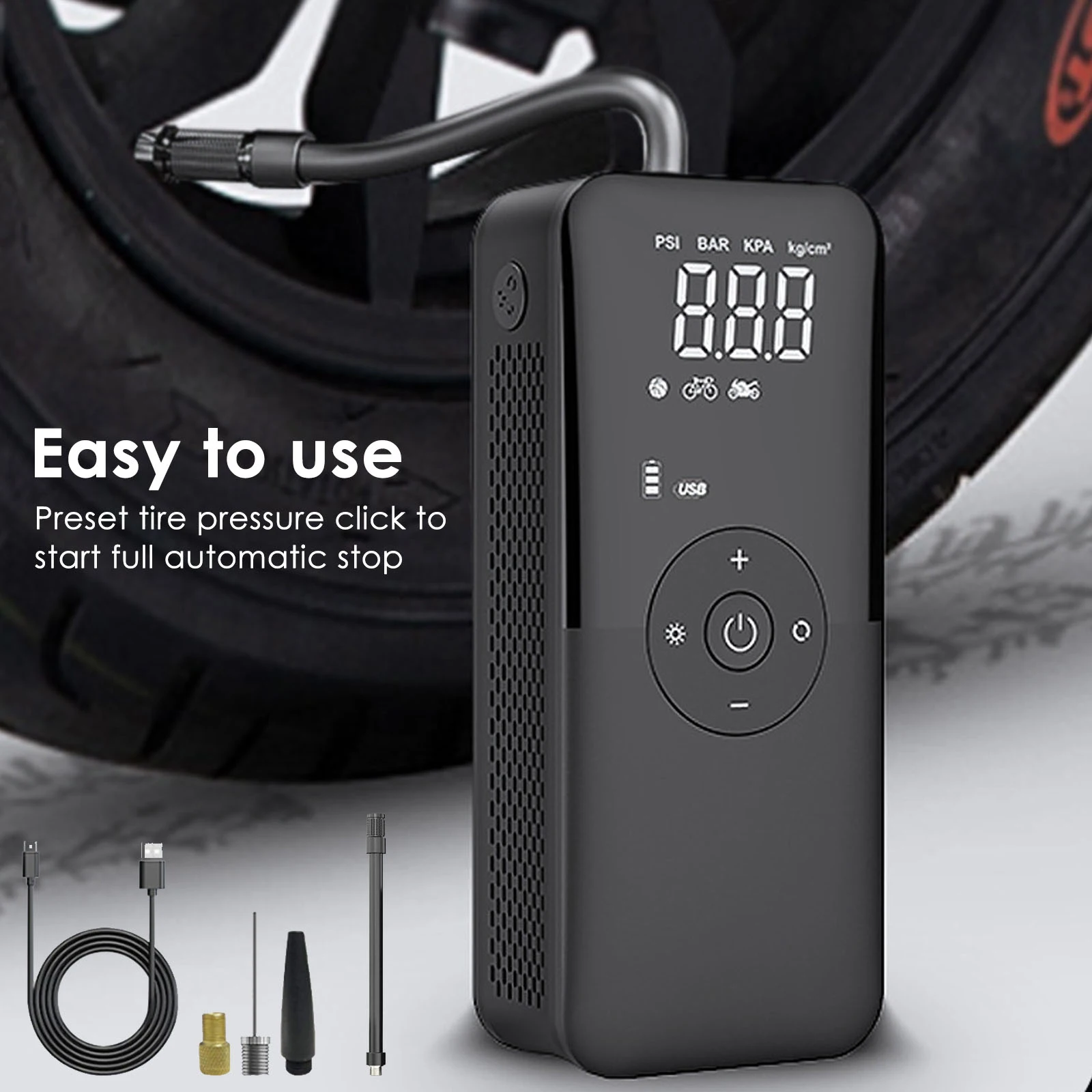 Air Compressor 12v Air Pump For Car Portable Tyre Inflator Electric Motorcycle Pump Air Compressor For Car Motorcycles Bicycles
Air Compressor 12v Air Pump For Car Portable Tyre Inflator Electric Motorcycle Pump Air Compressor For Car Motorcycles Bicycles