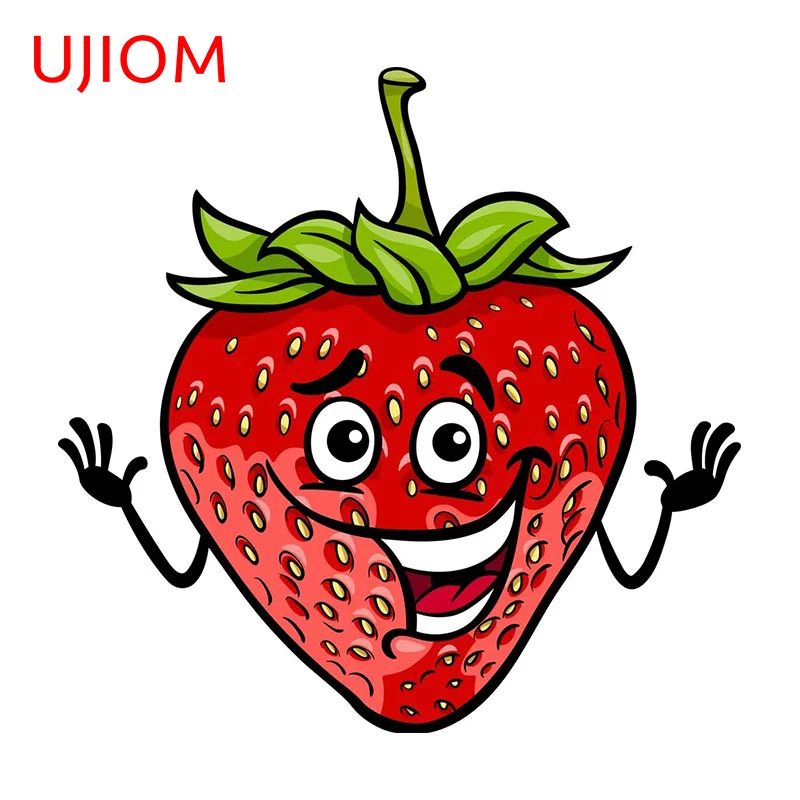 UJIOM 13cm X 12.7cm Funny Strawberry Wall Sticker Cartoon Fruit Decals Vinyl Scratch-Proof Children Bedroom Bag Dress Up Icon
UJIOM 13cm X 12.7cm Funny Strawberry Wall Sticker Cartoon Fruit Decals Vinyl Scratch-Proof Children Bedroom Bag Dress Up Icon