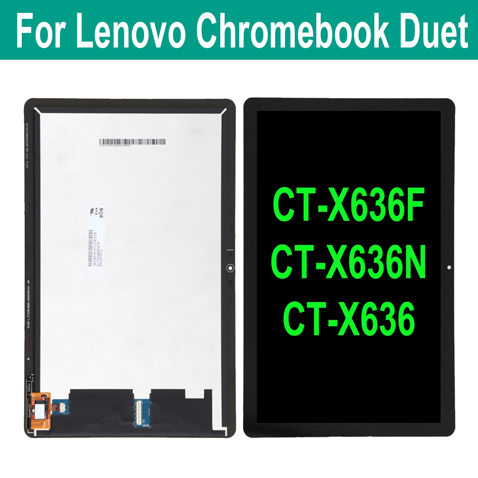 10,1 ''дисплей для Lenovo Chromebook Duet CT-X636F CT-X636N CT-X636 LCD дисплей сенсорный экран сменный дигитайзер в сборе
10,1 ''дисплей для Lenovo Chromebook Duet CT-X636F CT-X636N CT-X636 LCD дисплей сенсорный экран сменный дигитайзер в сборе