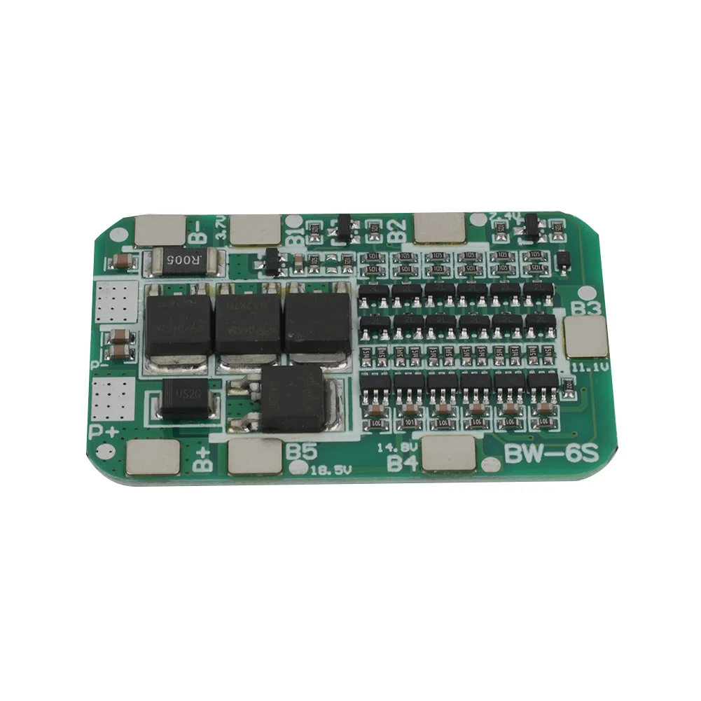 6S 15A 24V PCB BMS Protection Board For 6 Pack Li-ion Lithium Battery Cell Module PCB Board Protection Board DIY Kit 50x30x2mm
6S 15A 24V PCB BMS Protection Board For 6 Pack Li-ion Lithium Battery Cell Module PCB Board Protection Board DIY Kit 50x30x2mm