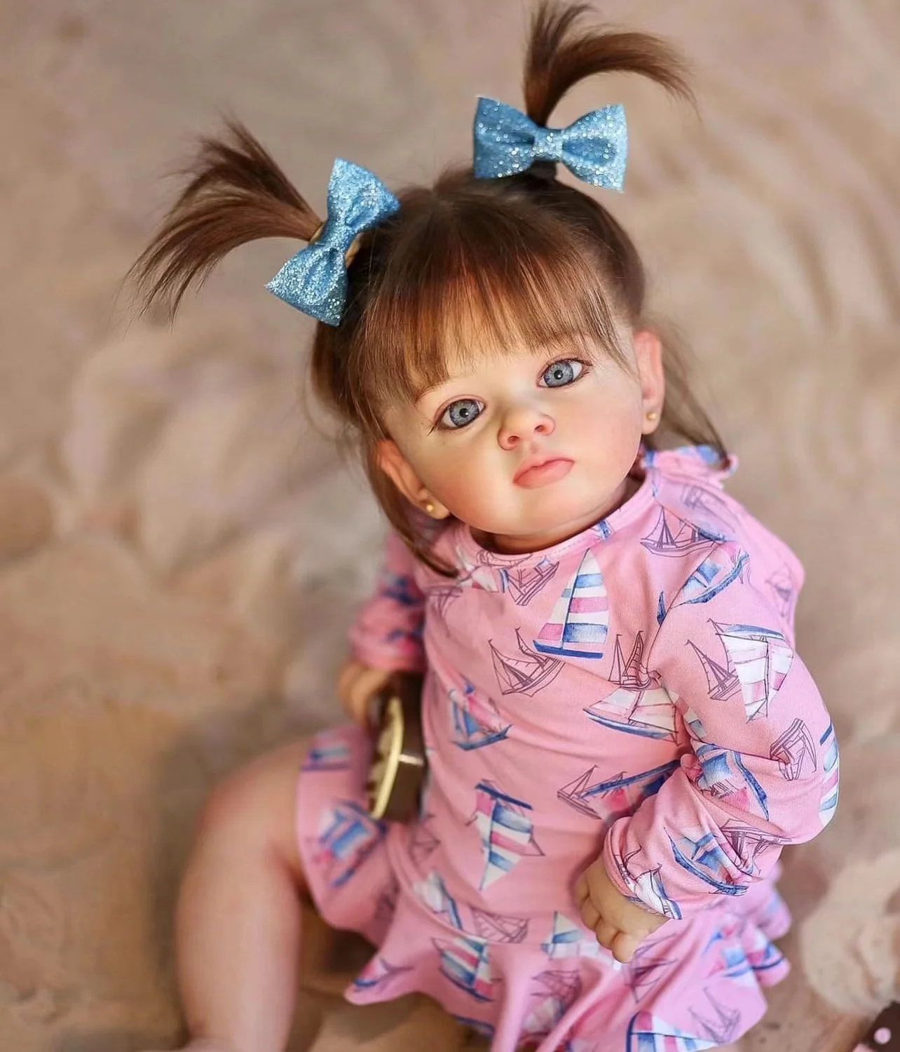 55CM Lifelike Tutti Bebe Reborn Touch Soft Vinyl 3D Painted Baby Handmade Rooted Hair Reborn Doll Muñecas Reborn 
55CM Lifelike Tutti Bebe Reborn Touch Soft Vinyl 3D Painted Baby Handmade Rooted Hair Reborn Doll Muñecas Reborn