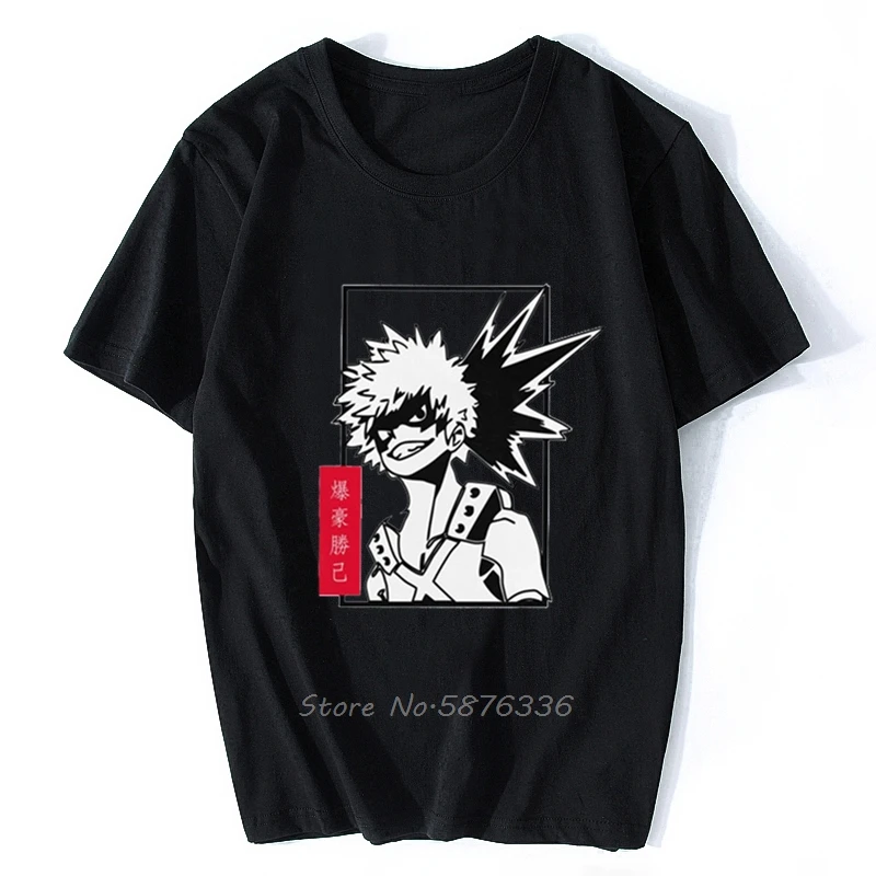 Kawaii Katsuki Bakugo My Hero Academia T-shirt Men O-neck Short Sleeve Boku No Hero T Shirt Pure Cotton Anime Manga Tee
Kawaii Katsuki Bakugo My Hero Academia T-shirt Men O-neck Short Sleeve Boku No Hero T Shirt Pure Cotton Anime Manga Tee
