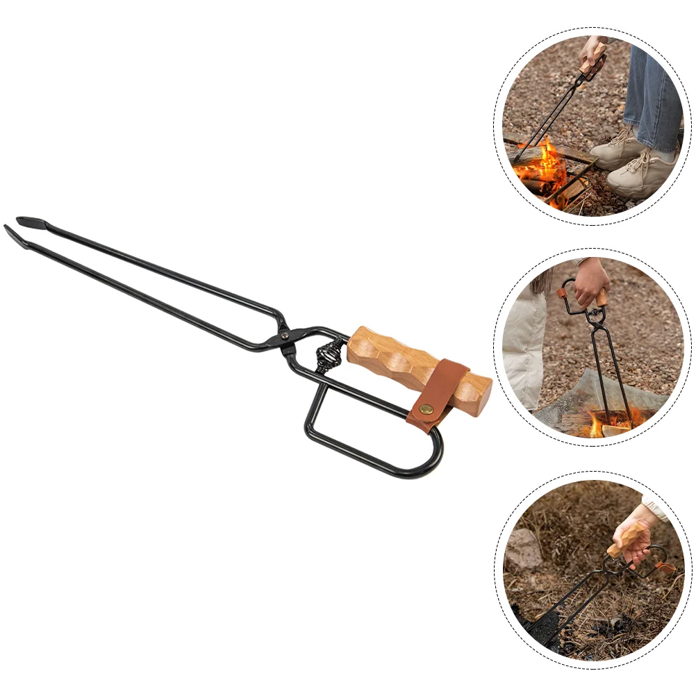 Camping Charcoal Tongs Outdoor Accessories Campfire Super Long Barbecue Fireplace Pit Tools Iron Clip Metal Grab
Camping Charcoal Tongs Outdoor Accessories Campfire Super Long Barbecue Fireplace Pit Tools Iron Clip Metal Grab