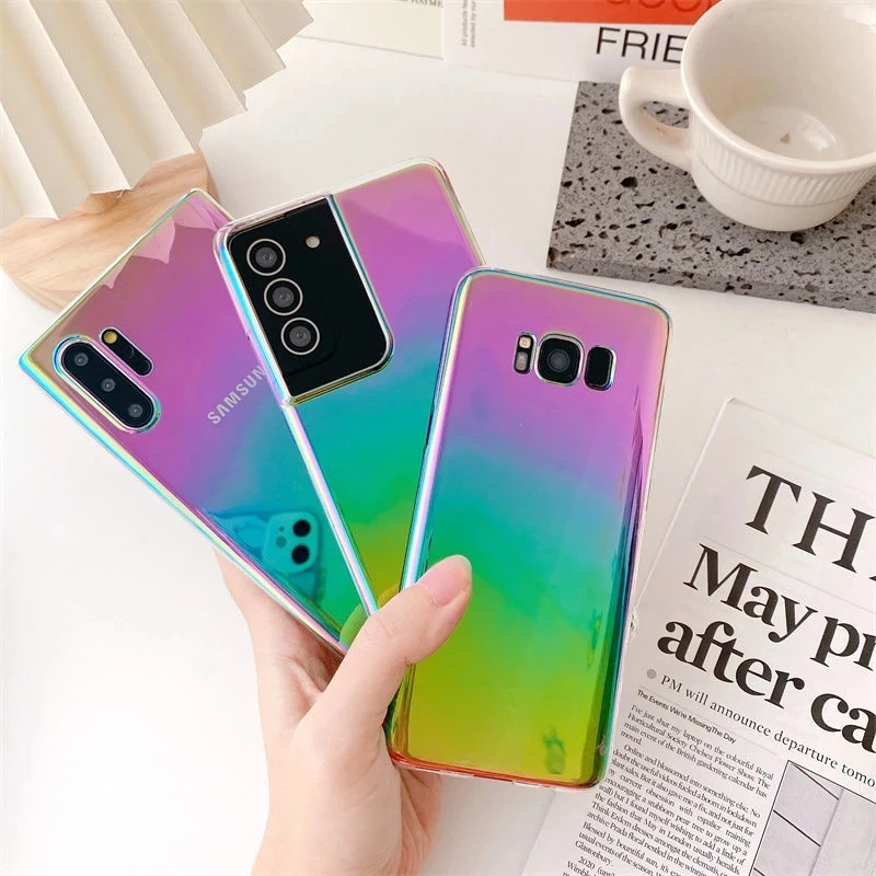 New Colorful Rainbow Hard Plastic Clear Back Phone Case For Samsung S20 S21 S22 Ultra S10 Plus S20FE Note 20 10 A90 A22 A32 5G
New Colorful Rainbow Hard Plastic Clear Back Phone Case For Samsung S20 S21 S22 Ultra S10 Plus S20FE Note 20 10 A90 A22 A32 5G