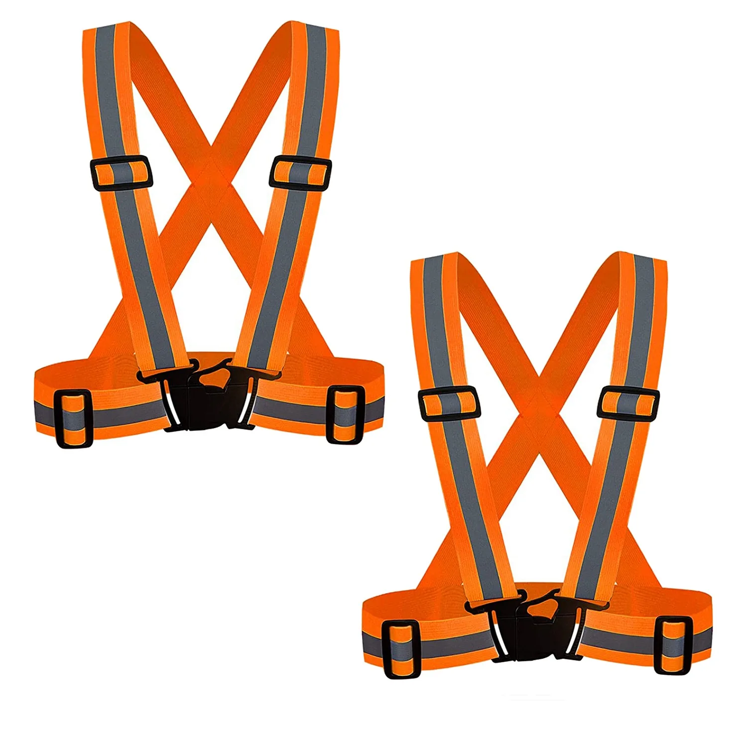 2Pack High Visibility Safety Vests - Adjustable Bright Neon High Visibility Reflective Seat Belt Gears,Orange
2Pack High Visibility Safety Vests - Adjustable Bright Neon High Visibility Reflective Seat Belt Gears,Orange