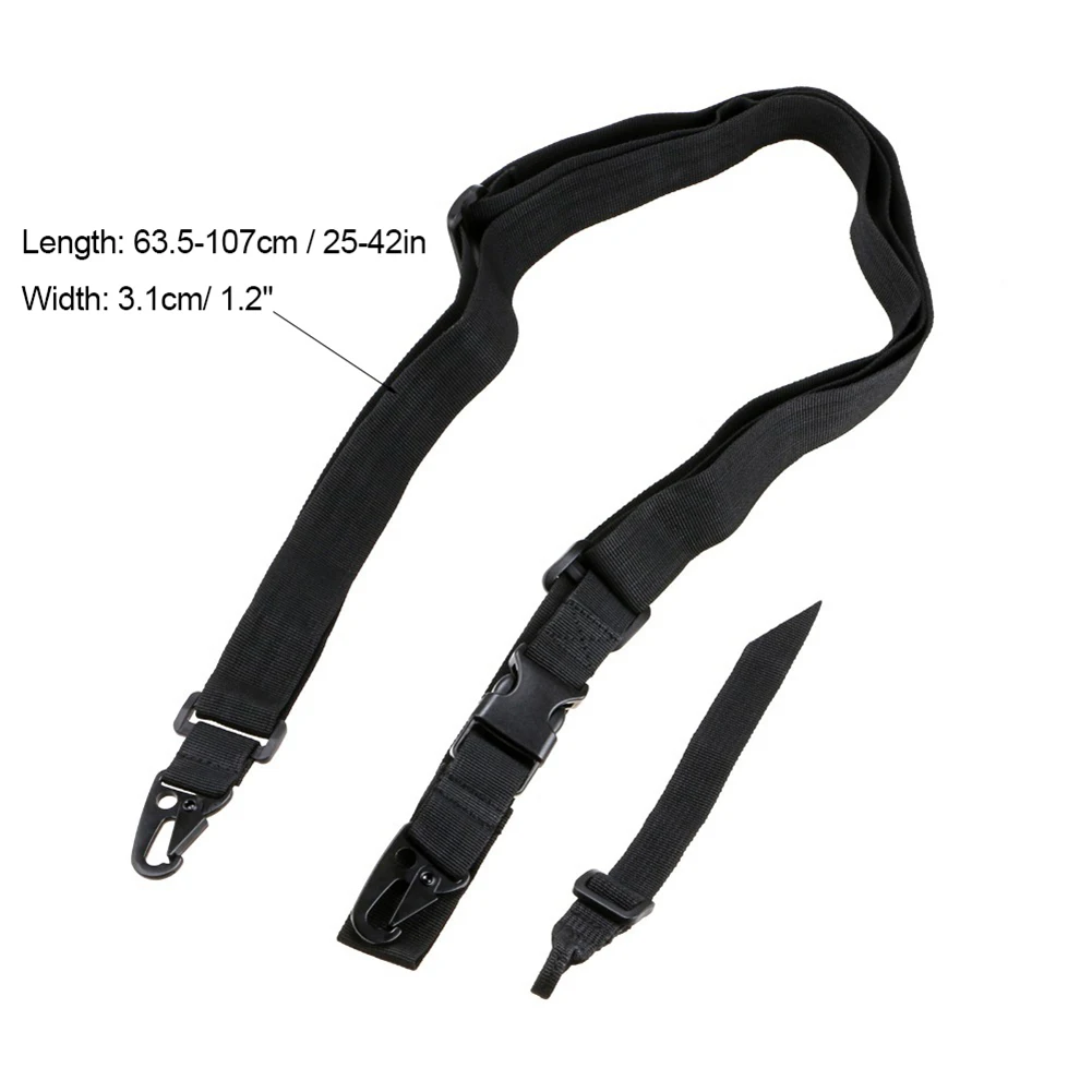 Belt Tactical 3 Point Adjustable Sling Strap Belt Military Hunting Accessories Metal Hooks Black/Green/Khaki Belt
Belt Tactical 3 Point Adjustable Sling Strap Belt Military Hunting Accessories Metal Hooks Black/Green/Khaki Belt