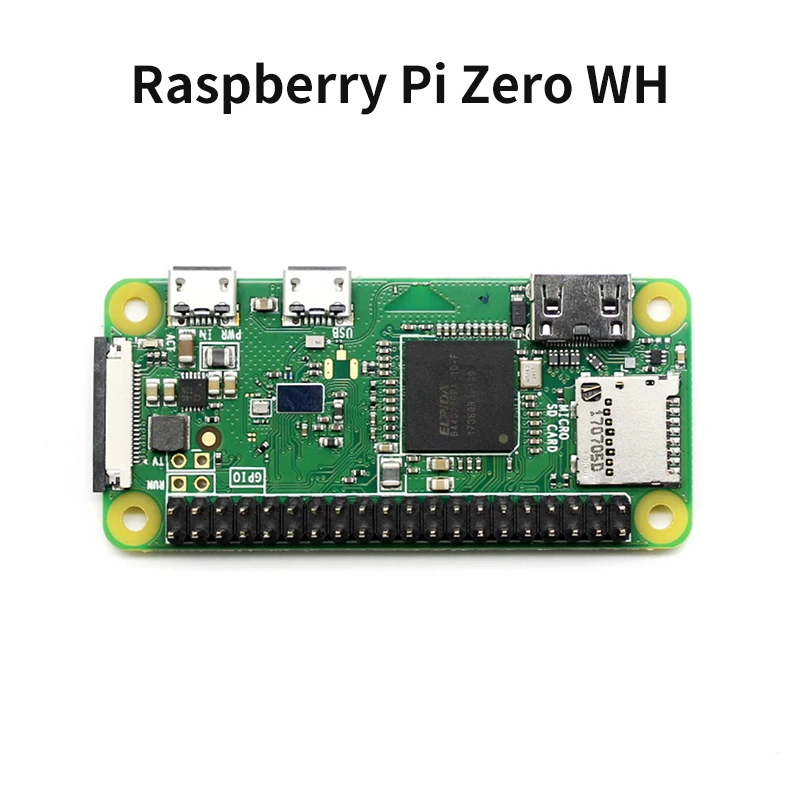 Встроенный WiFi/Bluetooth-разъем BCM2835 Raspberry Pi Zero WH с контактным разъемом
Встроенный WiFi/Bluetooth-разъем BCM2835 Raspberry Pi Zero WH с контактным разъемом