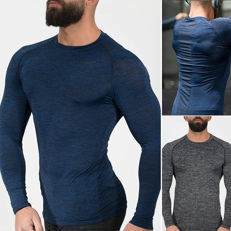 Men's Sports And Leisure Fashion Tights Quick-Drying High Elastic Bottoming Shirt Long Sleeve
Men's Sports And Leisure Fashion Tights Quick-Drying High Elastic Bottoming Shirt Long Sleeve