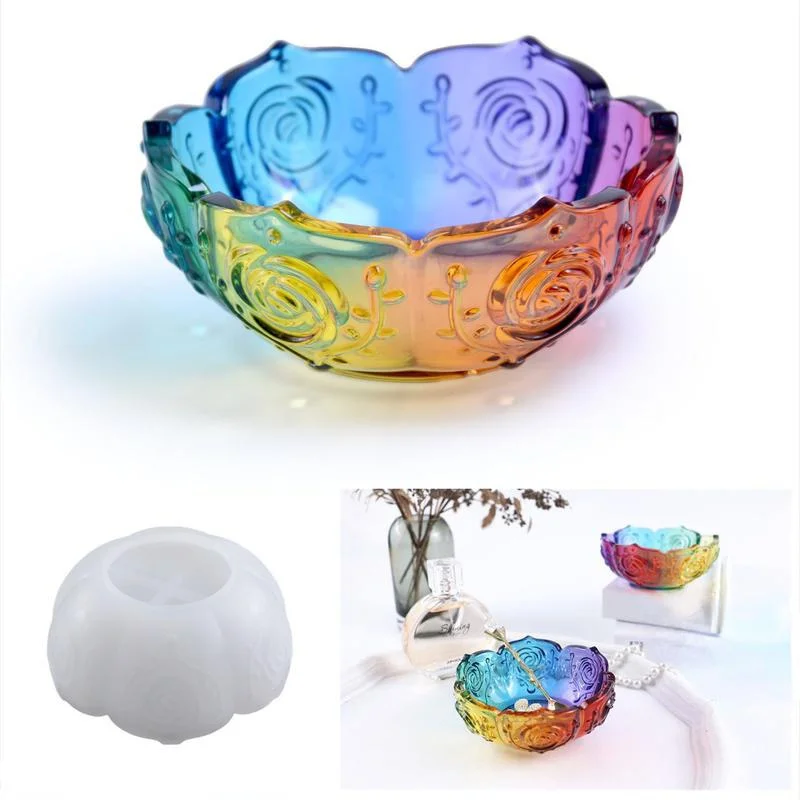 Diy Crystal Drop Glue Epoxy Resin Rose Lotus Storage Bowl Mirror Silicone Mold
Diy Crystal Drop Glue Epoxy Resin Rose Lotus Storage Bowl Mirror Silicone Mold