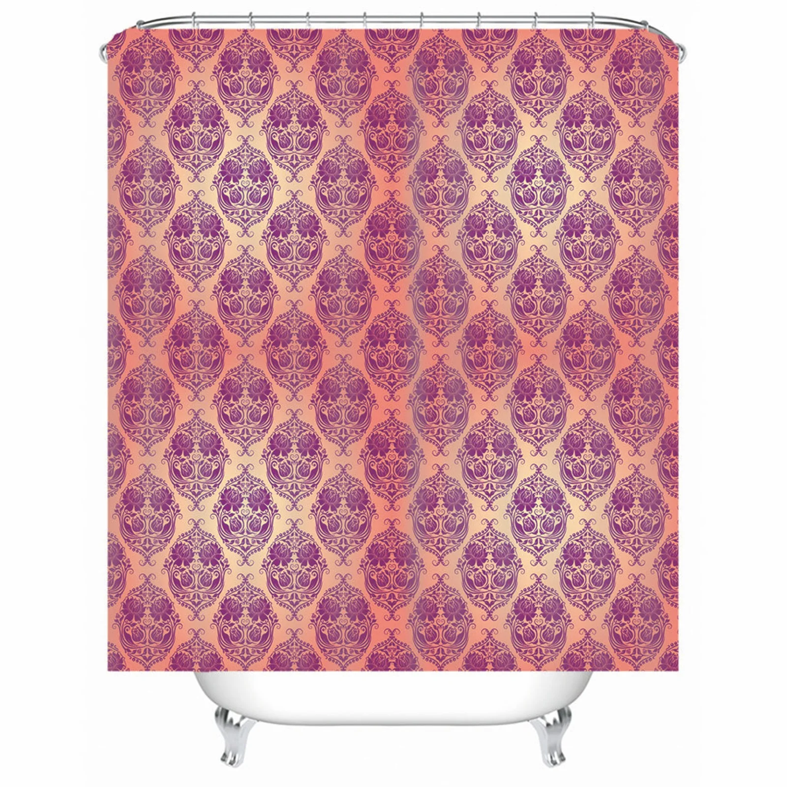 Japanese Shower Curtain Polyester Crown Vintage Pattern Beige Mold & Mildew Resistant Waterproofwith Rustproof Grommets Hooks
Japanese Shower Curtain Polyester Crown Vintage Pattern Beige Mold & Mildew Resistant Waterproofwith Rustproof Grommets Hooks