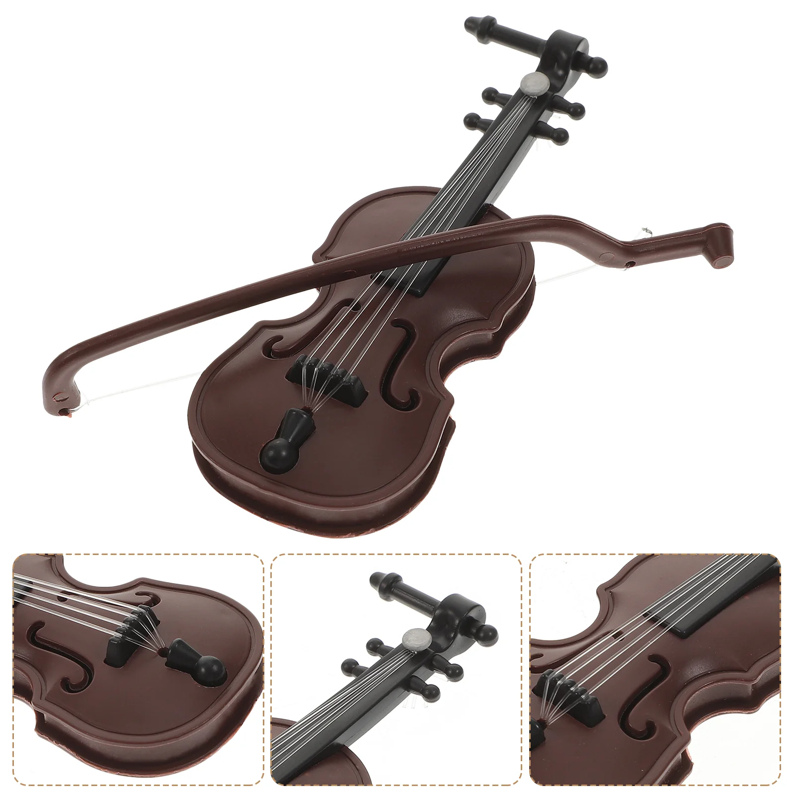 2 Pcs Simulated Violin Desktop Decoration Mini Decorations Models Abs Miniature Props Violins 
2 Pcs Simulated Violin Desktop Decoration Mini Decorations Models Abs Miniature Props Violins