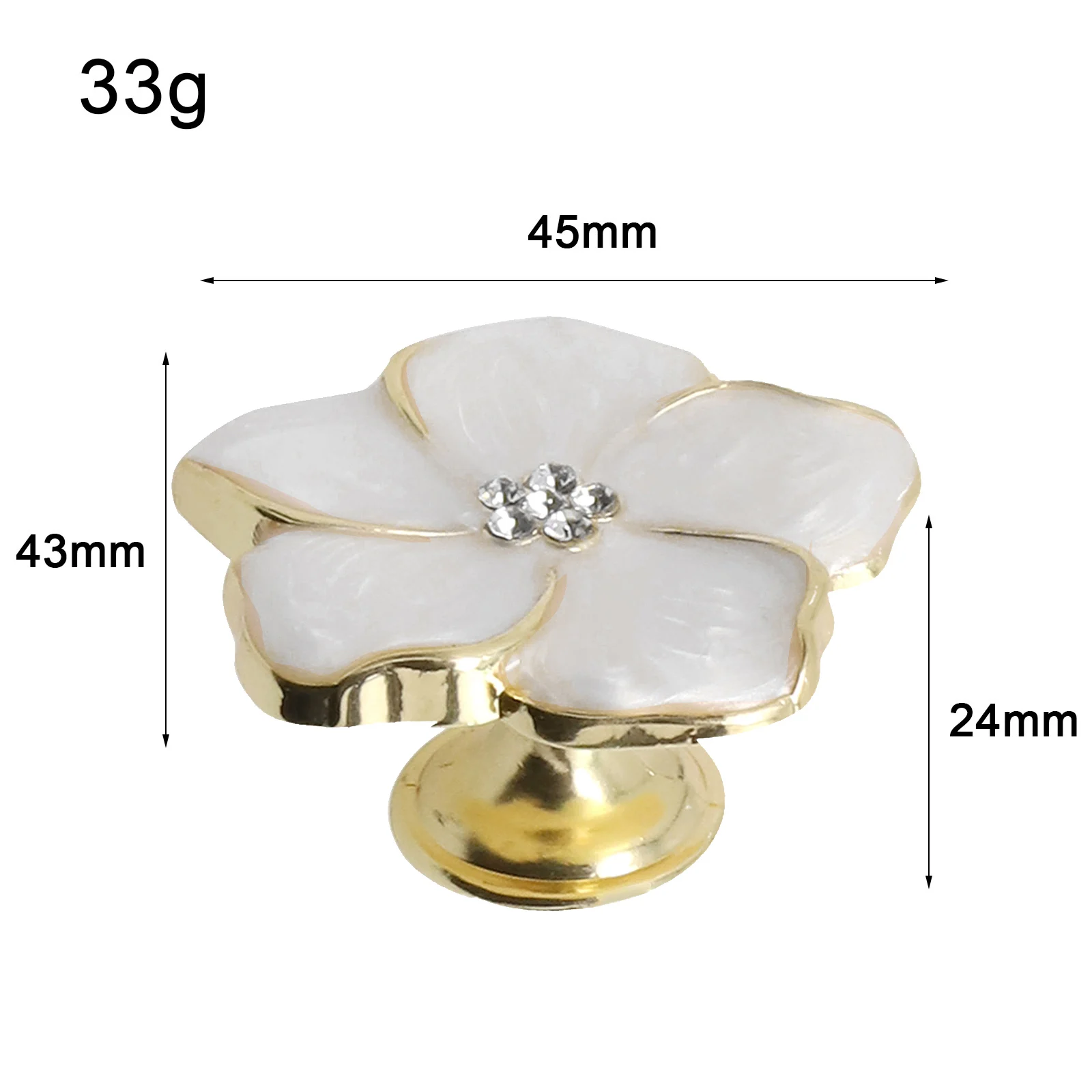 Flower Knobs Knob Easy To Install Gold+Green Gold+White Silver+Green Silver+White Diameter Of Knobs: Approx 45mm Brand New
Flower Knobs Knob Easy To Install Gold+Green Gold+White Silver+Green Silver+White Diameter Of Knobs: Approx 45mm Brand New