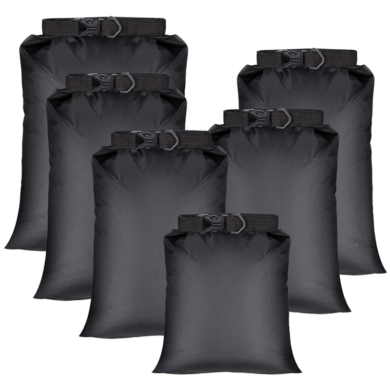 6 Pcs Polyester Taffeta Bag Waterproof And Moisture-Proof Storage Bag For Rafting And Camping (1.5L+2.5L+3L+3.5L+5L+8L)
6 Pcs Polyester Taffeta Bag Waterproof And Moisture-Proof Storage Bag For Rafting And Camping (1.5L+2.5L+3L+3.5L+5L+8L)