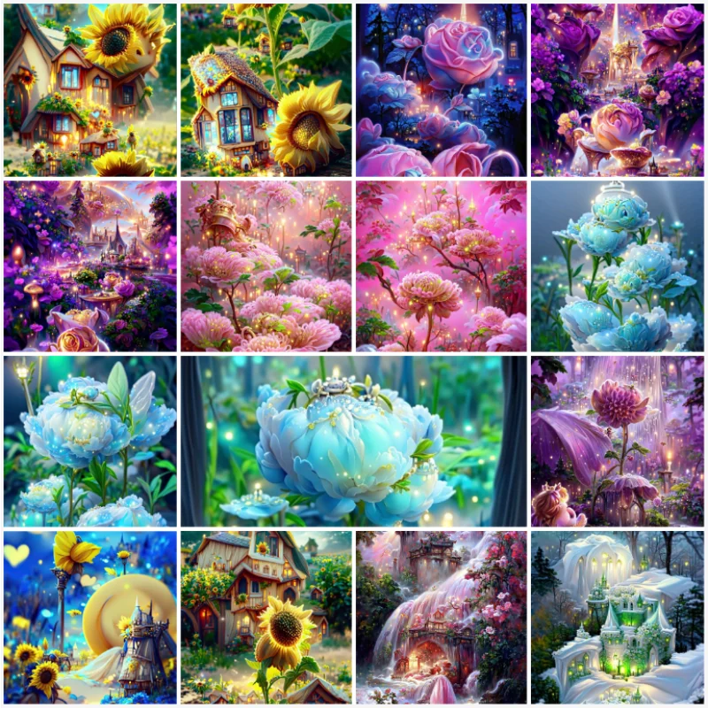 5D Diy Diamond Painting Rose Flower Castle Full Rhinestones Embroidery Mosaic Art Cross Stitch Kits Home Decor New Arrivals 2023
5D Diy Diamond Painting Rose Flower Castle Full Rhinestones Embroidery Mosaic Art Cross Stitch Kits Home Decor New Arrivals 2023