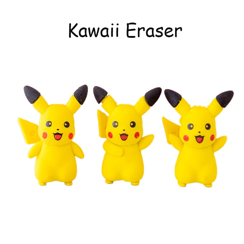 6PCS/Set Pokemon Pikachu Eraser Cute Cartoon Plush Toy Kawaii Kindergarten Student Award Children Birthday Gifts Random Shipping
6PCS/Set Pokemon Pikachu Eraser Cute Cartoon Plush Toy Kawaii Kindergarten Student Award Children Birthday Gifts Random Shipping