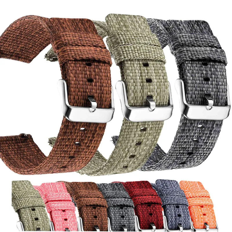 SMVPWatch Strap 22mm 20mm Nylon Watch Strap 22mm Quick Release For Samsung Galaxy Gear S3 S2 Watchband 18mm 20mm For Amazfit Bip
SMVPWatch Strap 22mm 20mm Nylon Watch Strap 22mm Quick Release For Samsung Galaxy Gear S3 S2 Watchband 18mm 20mm For Amazfit Bip