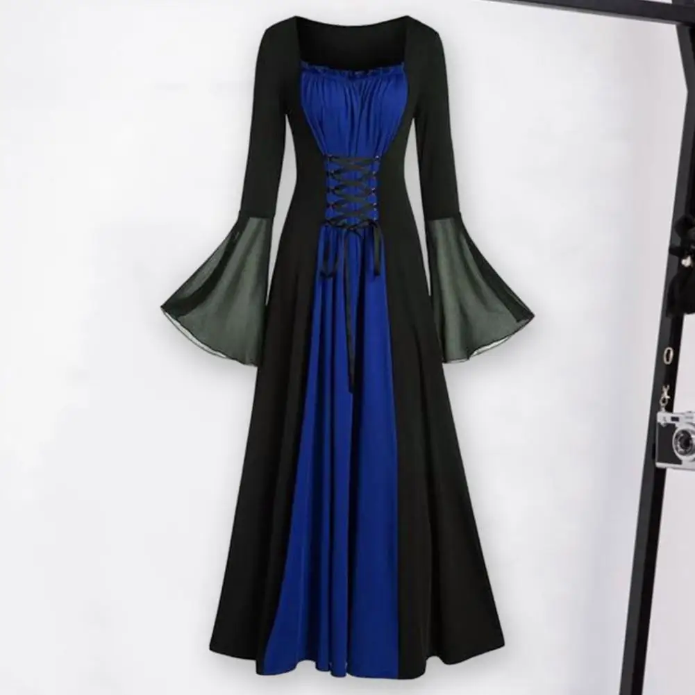 Ladies Dress with Square Neck Vintage Style Flared Dress Elegant Evening Party Costume with Square Collar for Women for Women 
Ladies Dress with Square Neck Vintage Style Flared Dress Elegant Evening Party Costume with Square Collar for Women for Women