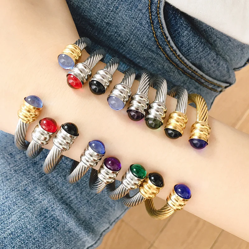 925 Sterling Silver Open Agate Bracelet Fashion Simple Color Opening Multi Color For Women High Quality Fine Jewelry Wholesale
925 Sterling Silver Open Agate Bracelet Fashion Simple Color Opening Multi Color For Women High Quality Fine Jewelry Wholesale