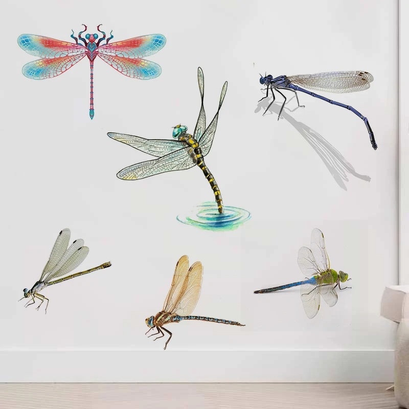 M750 Colorful Dragonfly insect Wall Sticker Creative Ornament Kitchen Bedroom Decals Home Art Decor Stickers
M750 Colorful Dragonfly insect Wall Sticker Creative Ornament Kitchen Bedroom Decals Home Art Decor Stickers
