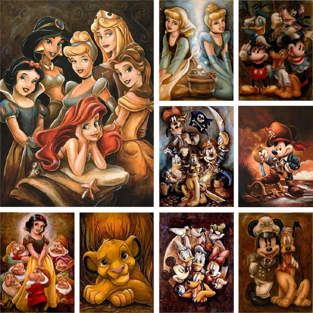 Алмазная живопись Disney 5d в стиле ретро, Принцесса Диснея, Микки, бриллиантовая вышивка, наборы для вышивки крестиком, домашний декор «сделай сам»
Алмазная живопись Disney 5d в стиле ретро, Принцесса Диснея, Микки, бриллиантовая вышивка, наборы для вышивки крестиком, домашний декор «сделай сам»