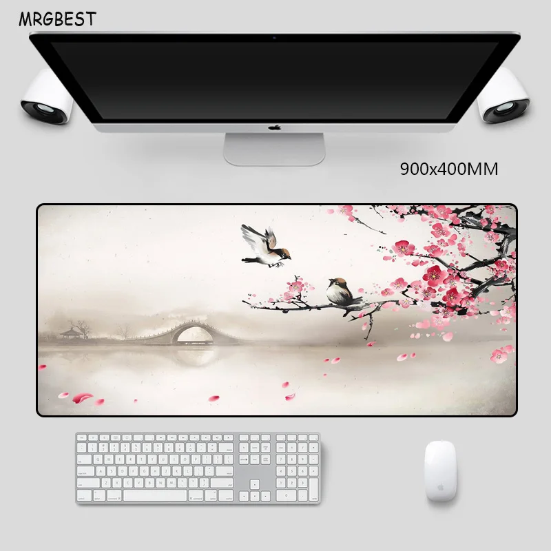 Коврик для мыши MRGBEST, резиновые коврики большого размера 90x40 см с красивым принтом, с фиксируемыми краями, аксессуары для игр 
Коврик для мыши MRGBEST, резиновые коврики большого размера 90x40 см с красивым принтом, с фиксируемыми краями, аксессуары для игр