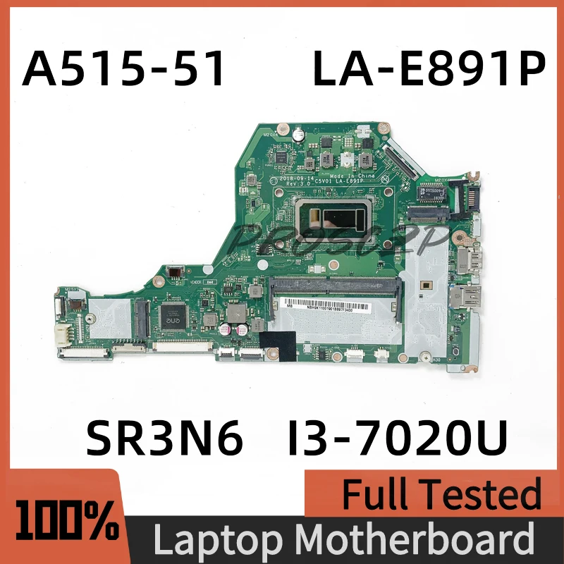 High Quality Mainboard C5V01 LA-E891P For Acer Aspire A515 A515-51 Laptop Motherboard SR3N6 I3-7020U CPU 100% Full Working Well
High Quality Mainboard C5V01 LA-E891P For Acer Aspire A515 A515-51 Laptop Motherboard SR3N6 I3-7020U CPU 100% Full Working Well